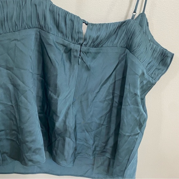 J. Crew Gathered Stretch Cropped Silk Camisole size 20 - Picture 5 of 7